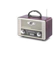 Bluetooth Nostaljik Hoparlör Fm 23 X 12.2 X 16.4 Cm NS8098BT