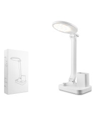 Usb Şarjlı Masa Lambası - Beyaz Q22-2