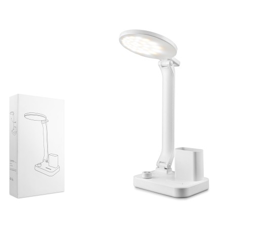 Usb Şarjlı Masa Lambası - Beyaz Q22-2