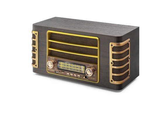 Bluetooth Nostaljik Hoparlör Fm 345 X 183 X 174 Cm R1973BT