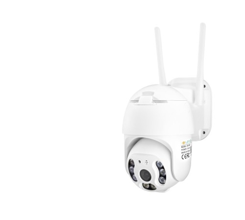 Wi-Fi Speed Dome Ip Kamera 2 Mp Pan Tilt 8 Led Icsee Beyaz -88AI