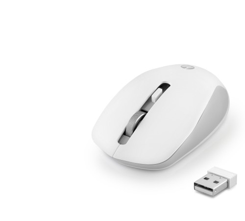 Sessiz Kablosuz Mouse Optik 800/1600 Dpi - Beyaz S1000B