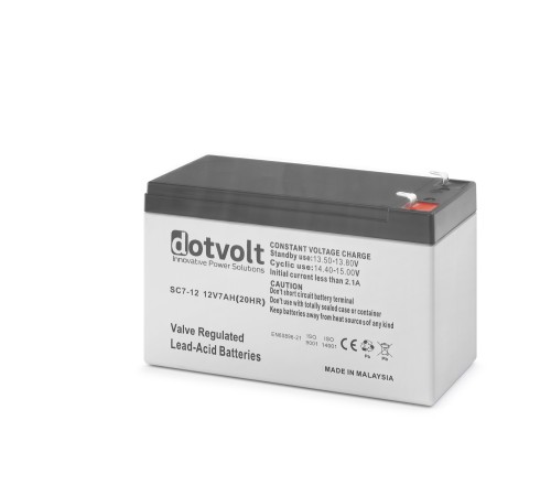 12V 7Ah Kuru Tip Akü SC7-12