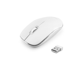 Sessiz Kablosuz Mouse Optik 800/1200 Dpi - Beyaz SPK7323WS