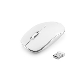 Sessiz Kablosuz Mouse Optik 800/1200 Dpi - Beyaz SPK7323WS