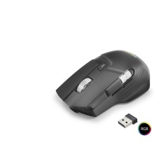 W13 Kablosuz Mouse Dual Mod 10000 Dpi 10 Tuş 1000 Hz Rgb - Siyah