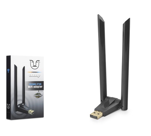 Usb Wifi Adaptör 300 Mbps Dahua Dvr Uyumlu W136