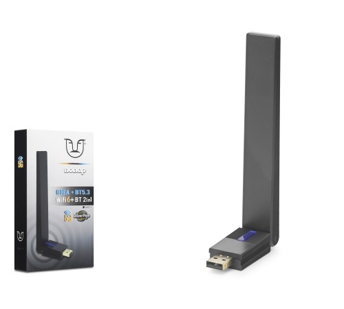 Usb Wifi 6 + Bluetooth 5.3 Adaptör 2 In 1 W211