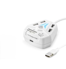 Usb Hub Kart Okuyucu 8 Port Beyaz A068W