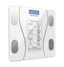 Bluetooth Dijital Baskül 180 Kg Cam Yüzey 2 Aaa Pil Beyaz BS260B