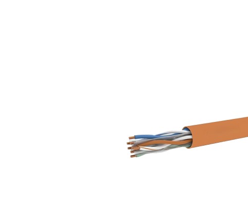Cat6 U/Utp Dış Mekan Ethernet Kablosu Cu Hffr 23 Awg 305 M - Turuncu ER6004