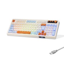 Multimedya Klavye Rgb 104 Tuş Beyaz G519X