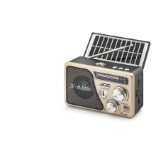 Nostaljik Fm Radyo Usb Tf Solar Şarjlı El Fenerli Kamp Hoparlörü H531UTS