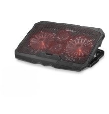 Laptop Soğutucu 4 Fan Led - Siyah HD2008