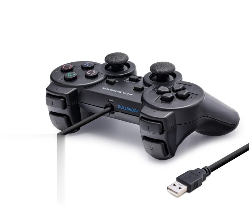 Pc Uyumlu Kablolu Usb Gamepad Oyun Kolu - Siyah HD302