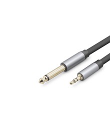 3.5Mm To 6.35Mm Gitar Kablosu 5 M - Siyah HDX1081