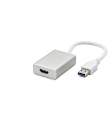 Usb 3.0 To Hdmi Dişi Görüntü Dönüştürücü 1080P 50/60 Hz - Beyaz HDX1287