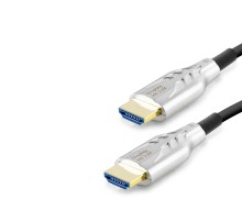 Fiber Optik Hdmi 2.1 Kablo 8K Uhd 60 Hz Od 8.0 Mm 20 M - Siyah Gri HDX2049