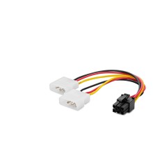 Ekran Kartı Power Y Kablosu 2X 4 Pin To 6 Pin 12V 26 Cm HDX5520