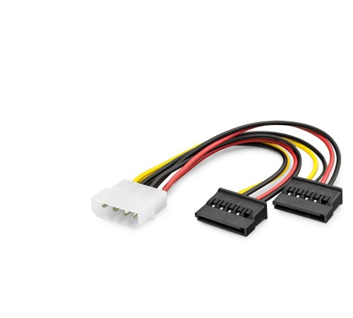 Sata Power Y Kablosu 2 In 1 16 Cm - Siyah HDX5525