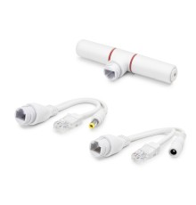 Poe Combiner Mux 2 In 1 Rj45 Veri + Güç Birleştirici Adaptör - Beyaz HDX5550