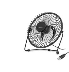 Usb Metal Vantilatör 18 Cm - Siyah + Beyaz HDX7252