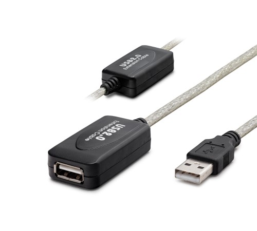 Usb Uzatma Kablosu 20 M - Silver Siyah HDX7515