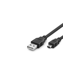 Usb Mini V3/5Pin To Usb Kablo 50 Cm - Siyah HDX7524