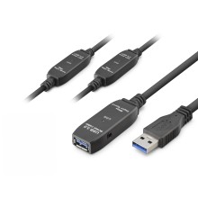 Usb 3.0 Active Repeater Uzatma Kablosu 20 M Siyah HDX7564