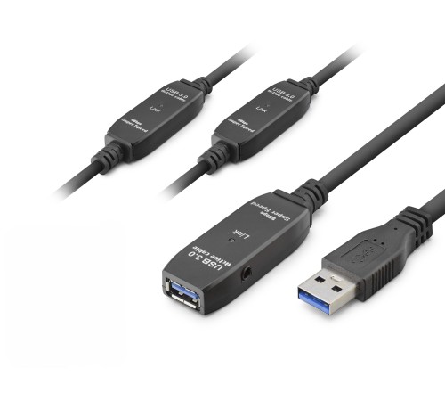 Usb 3.0 Active Repeater Uzatma Kablosu 20 M Siyah HDX7564