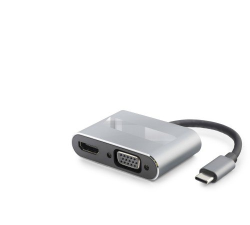 Type-C Hub Hdmi 4K Vga Usb 3.0 Pd 4 Port Gri HDX7839