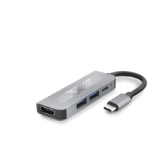 Type-C Hub Hdmi 4K Usb 3.0 Pd 4 Port Gri HDX7840