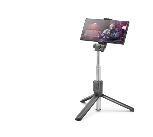 Telefon Tripodu Ve Selfie Çubuğu Seti Bluetooth 5.0 Kumandalı 67 Cm - Siyah ND1039