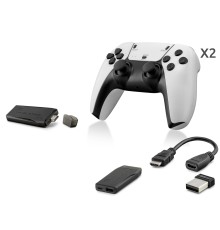 Retro Oyun Stick Hdmi Çift Gamepad Seti 64 Gb Kart Destekli 2.4G Kablosuz - Beyaz ND765