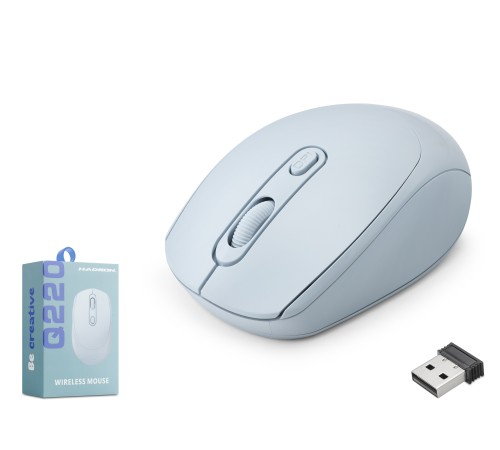 Kablosuz Mouse 1600 Dpi Mavi Q220B