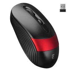 Kablosuz Mouse 1600 Dpi Siyah Kırmızı SM18SK