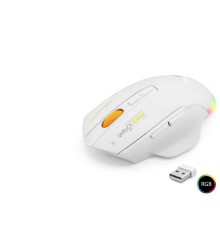 Dual Mode Kablosuz Mouse 12800 Dpi 7 Tuş Makro 1000Hz Rgb - Beyaz W601W