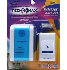 Kablosuz 100 MT Mesafeli Kapı Zili