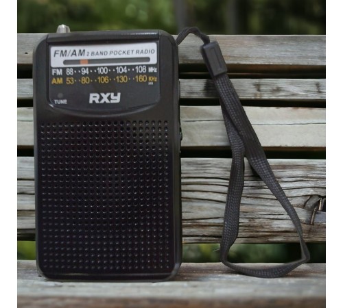 Bariton Cep Tipi Mini Analog Radyo Siyah