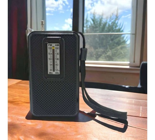 Tenor Cep Tipi Mini Analog Radyo Siyah