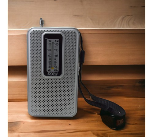 Tenor Cep Tipi Mini Analog Radyo Gri