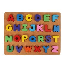3D Ahşap Harfler Eğitici Yapboz Puzzle