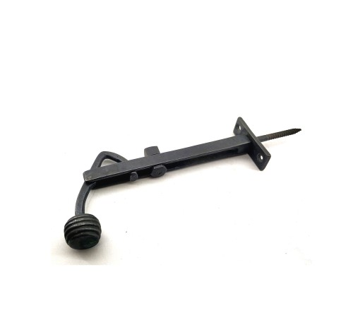 Antika Tarz Dekoratif Pirinç Ayarlı Panjur Stoperi - 150x55 mm, Oksit