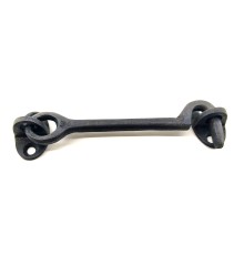 Antika Tarz Dekoratif Pirinç Çengeli - 13cm, Oksit