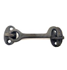 Antika Tarz Dekoratif Pirinç Çengeli - 8,5cm, Oksit