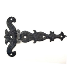 Antika Tarz Dekoratif Pirinç Kuyruklu Menteşe - 94x147 mm, Oksit