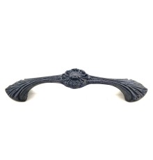 Antika Tarz Dekoratif Pirinç Göz Mobilya Kulbu - 21x127 mm, Oksit