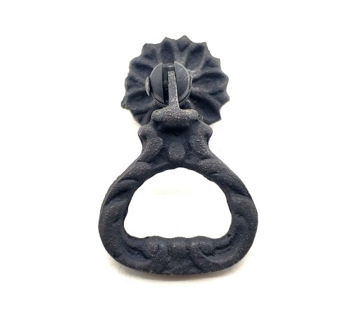 Antika Tarz Dekoratif Pirinç Kalp Sarkaç Mobilya Kulbu - 25 mm, Oksit