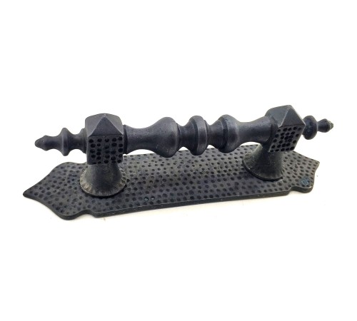 Antika Tarz Dekoratif Pirinç Ağır Kapı Çekme Kolu - 280x65 mm, Oksit