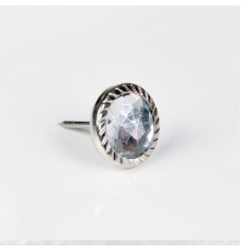 Febko Dekoratif Parlak Taşlı Kabara Raptiye 17 mm - 50 adet